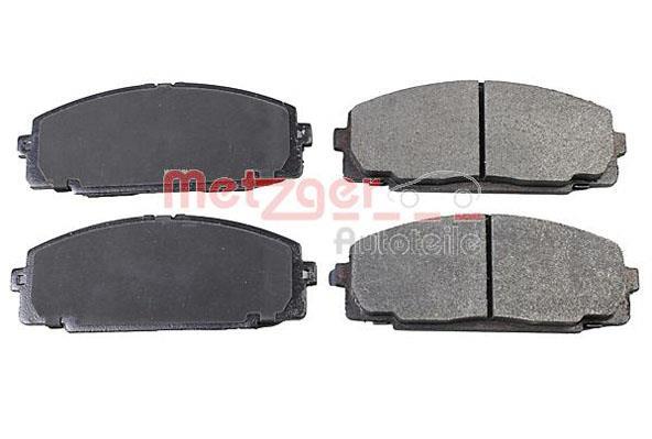 Jeu de 4 plaquettes de frein METZGER ref. 1170872